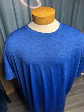 liberty Men's Heather Royal Blue Crew Neck Short Sleeve Tee